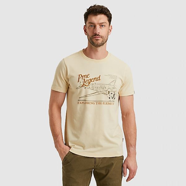 PME LEGEND T-Shirt mit Logo-Stickerei und Print günstig online kaufen