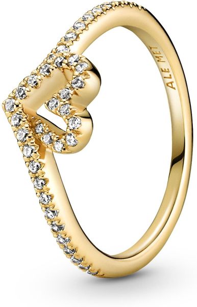 Pandora Fingerring Pandora Timeless Wishbone Funkelndes günstig online kaufen