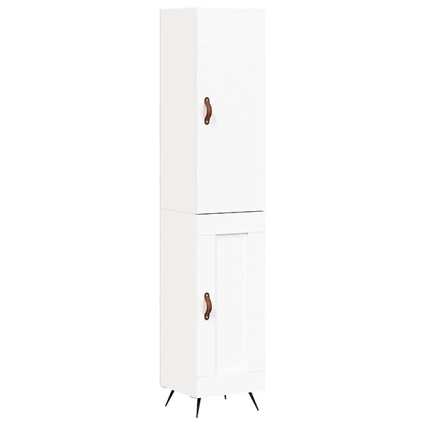 vidaXL Highboard Weiß 34,5x34x180 cm Holzwerkstoff 3199081 günstig online kaufen