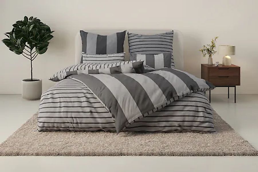Home affaire Bettwäsche Sari, Linon, 2 günstig online kaufen