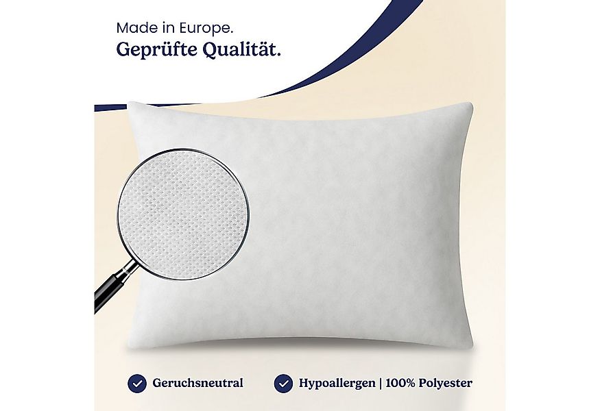 Gentle North Microfaserkissen 2er-Set Kopfkissen – Dekokissen und Füllkisse günstig online kaufen
