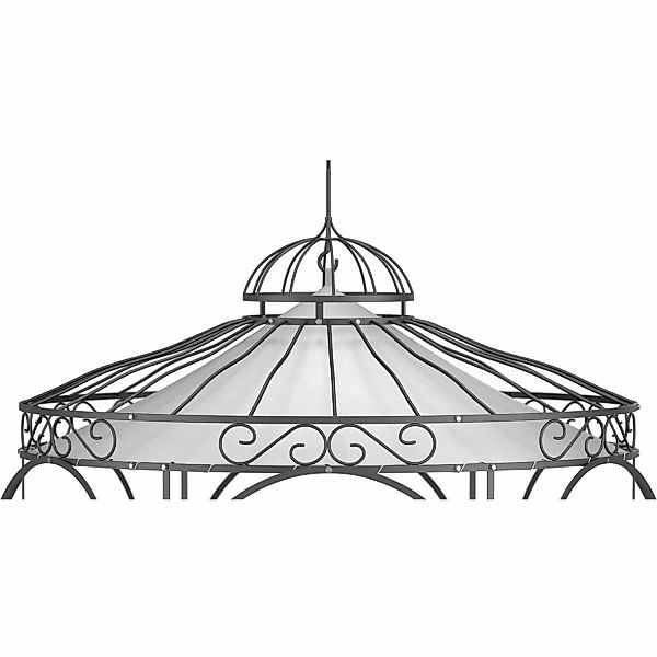 Eleo Sonnensegel Siena Ø 210 cm für Pavillon Siena Lichtgrau günstig online kaufen