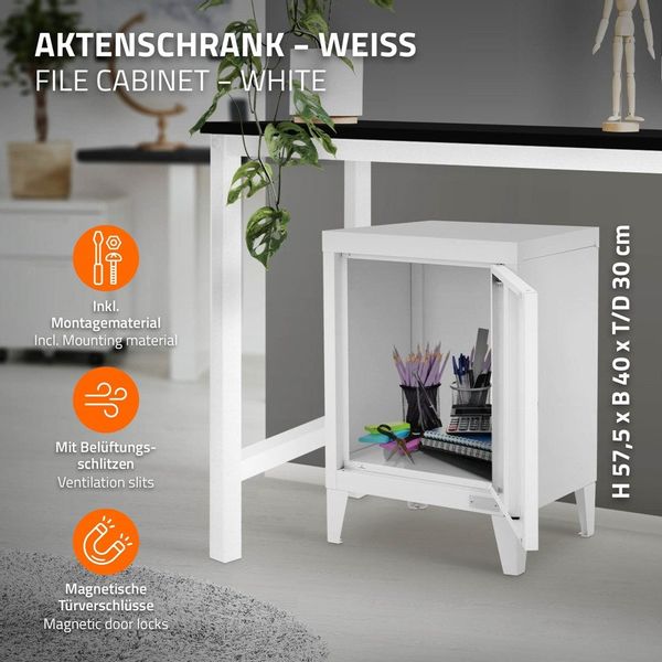 ML-DESIGN Aktenschrank Metallschrank mit Schubladen freistehender günstig online kaufen
