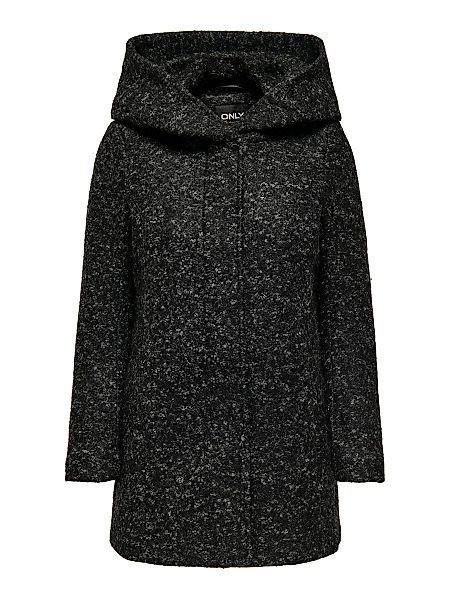 ONLY Petite Woll Mantel Damen Schwarz günstig online kaufen