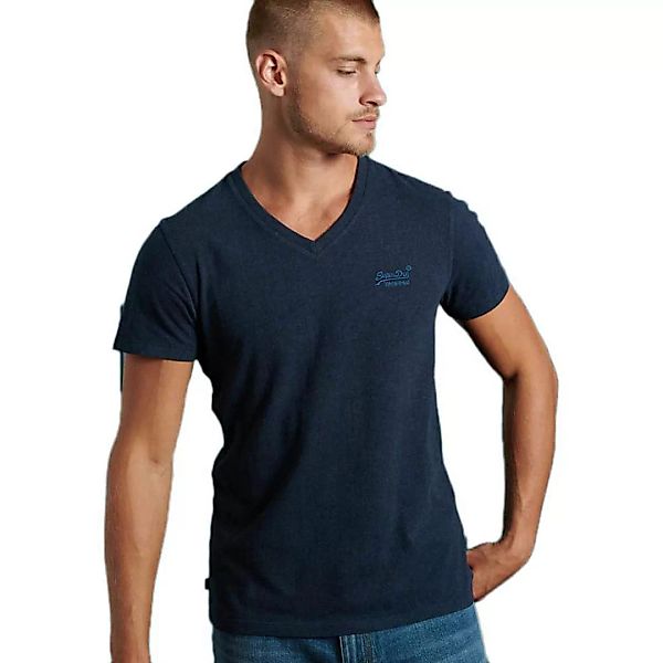 Superdry Orange Label Classic Kurzarm T-shirt XS Midnight Oasis Blue Grit günstig online kaufen
