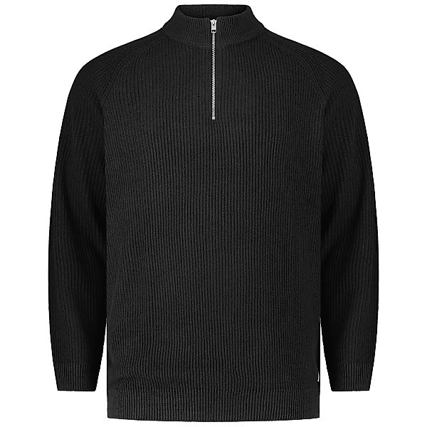 Jack&Jones Strickpullover aus Baumwollmischung Farbe schwarz Größe: 3XL günstig online kaufen