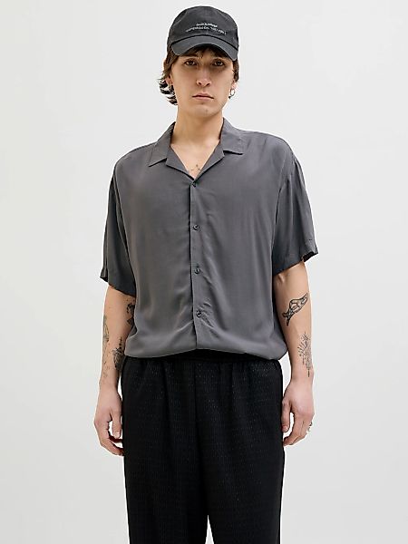 Jack & Jones Kurzarmhemd "JJEJEFF SOLID RESORT SHIRT S/S SN", mit Resort Kr günstig online kaufen