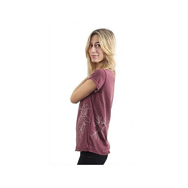 Life-Tree T-Shirt Rundhals T-Shirt ’für Damen in rot’ (1-tlg., keine Angabe günstig online kaufen