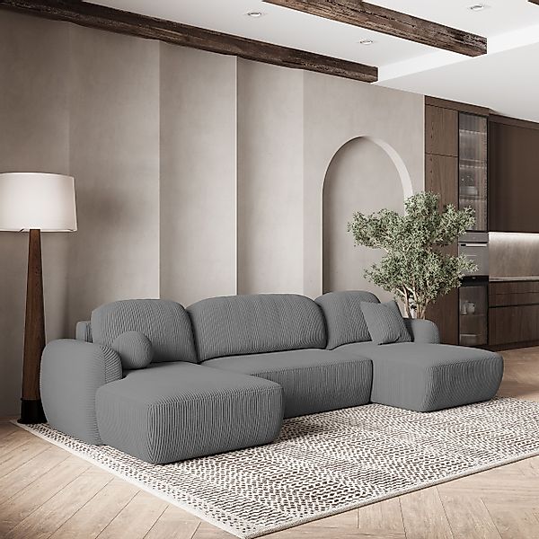 Masseno Ecksofa SAVONA mit Schlaffunktion U-Form, günstig online kaufen