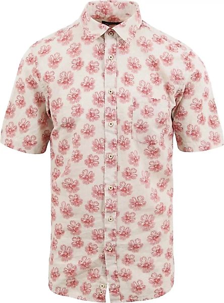 Suitable Short Sleeve Hemd Leinen Simon Rot - Größe XL günstig online kaufen