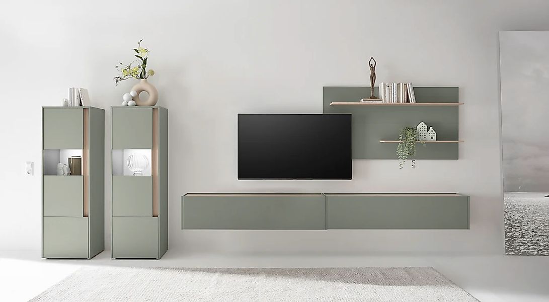 INOSIGN Wohnwand "City/Giron, moderne Anbauwand, Komplettset in vielen Farb günstig online kaufen