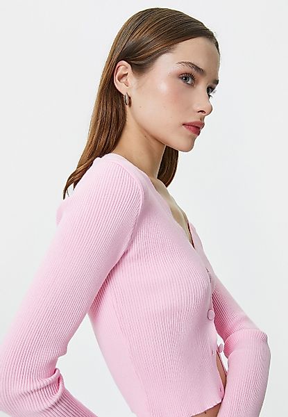 Koton Cardigan V-Kragen Mit Knöpfen Cardigan günstig online kaufen