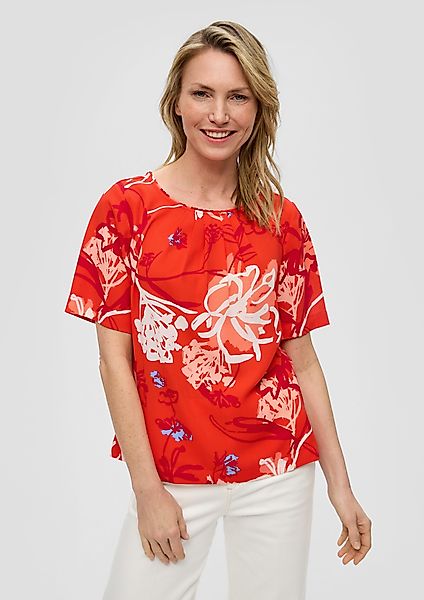 s.Oliver BLACK LABEL Kurzarmbluse Bluse mit günstig online kaufen