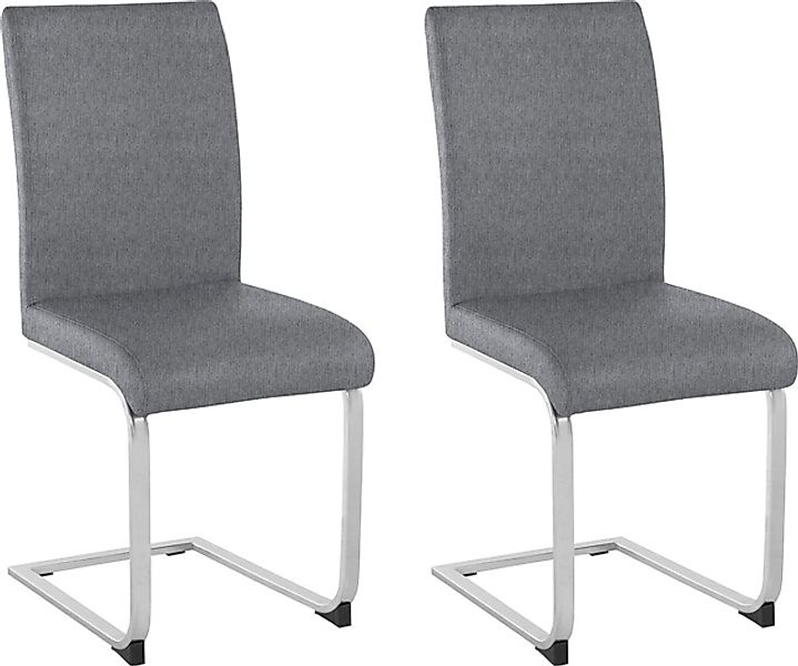 Home affaire Freischwinger »Charissa«, (Set), 2 St., Strukturstoff, Bezug i günstig online kaufen