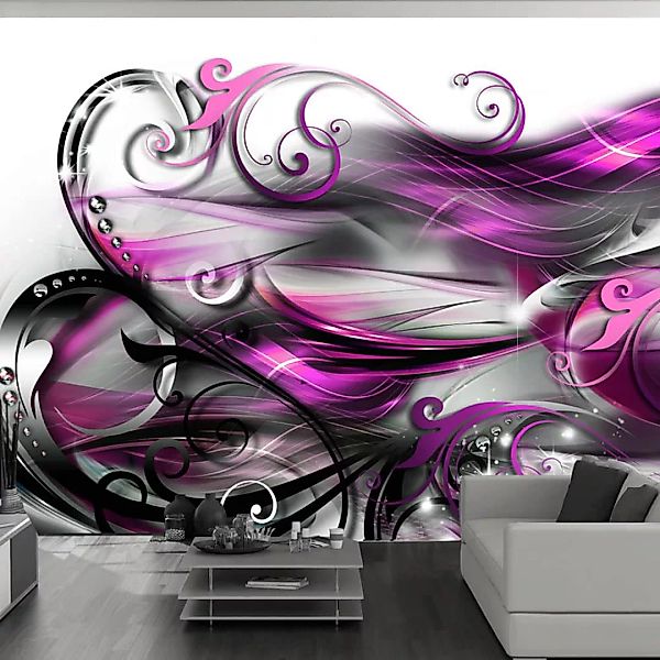 Selbstklebende Fototapete - Purple expression günstig online kaufen
