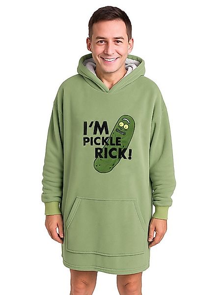 United Labels® Kapuzenpullover Rick and Morty Oversize Cozy Hoodie Pickle R günstig online kaufen