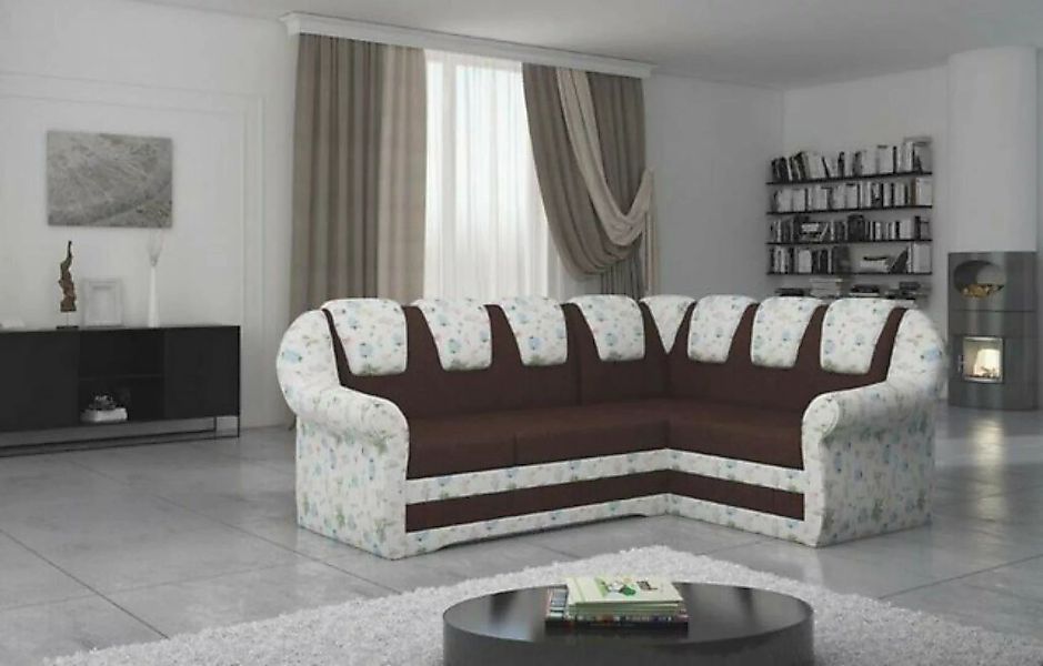 JVmoebel Ecksofa, Design Ecksofa Sofa Bettfunktion Couch Schlafsofa günstig online kaufen