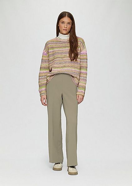 s.Oliver Chinos Hose Wide-Leg-Hose mit elastischem Bund günstig online kaufen