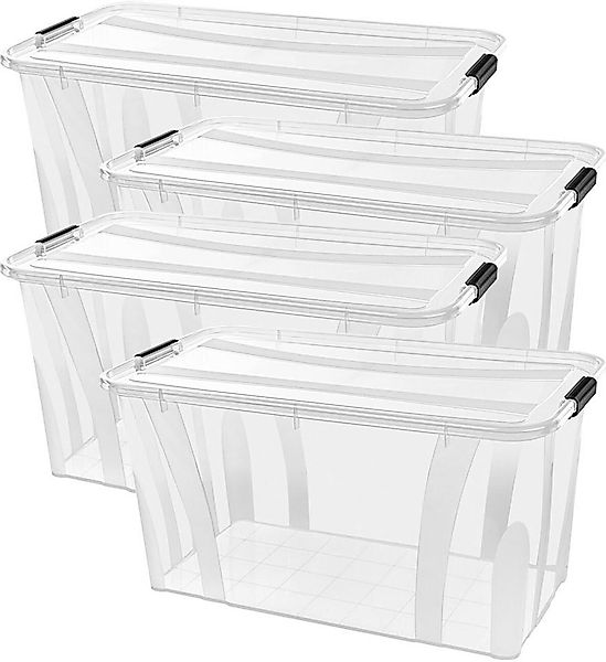 Siena Home Aufbewahrungsbox Anzio (Set, 4 St), Kunststoff, 100% recyclebar günstig online kaufen