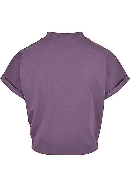 URBAN CLASSICS T-Shirt Urban Classics Damen Ladies Short Pigment Dye Cut On günstig online kaufen