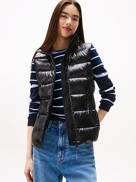 Tommy Jeans Steppweste TJW SLIM ZIP PRINT DOWN VEST günstig online kaufen