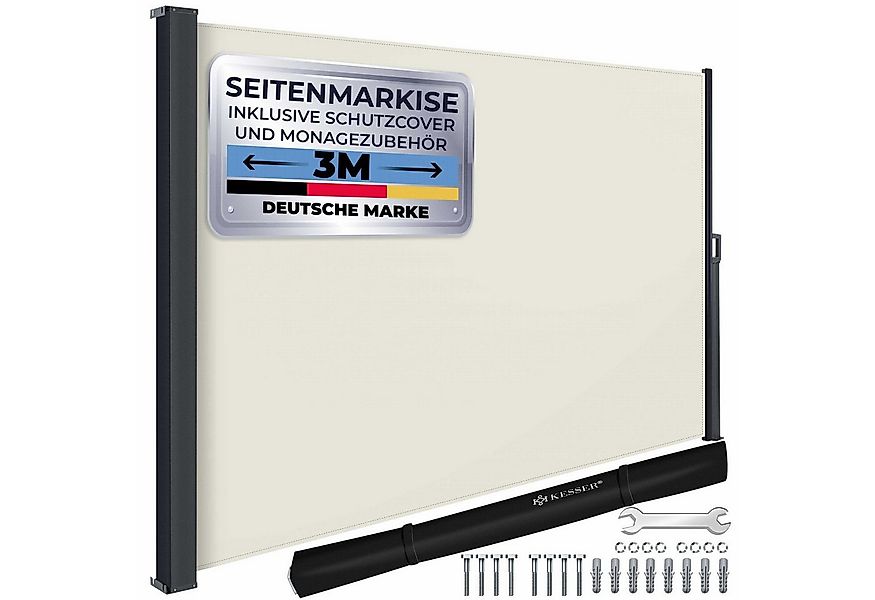KESSER Seitenmarkise Seitenmarkise ausziehbar Markise Blickdicht Sichtschut günstig online kaufen