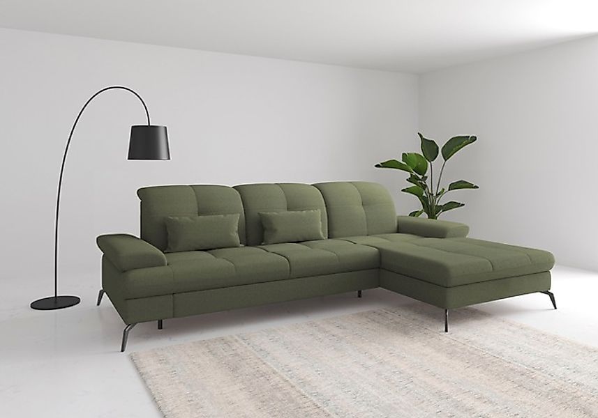 sit&more Ecksofa »Amica, L-Form, inkl. Sitztiefenverstellung & Armteilverst günstig online kaufen