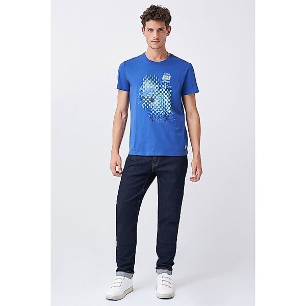Salsa Jeans 126061-818 / Miguel Oliveira 88 Kurzarm T-shirt M Blue günstig online kaufen