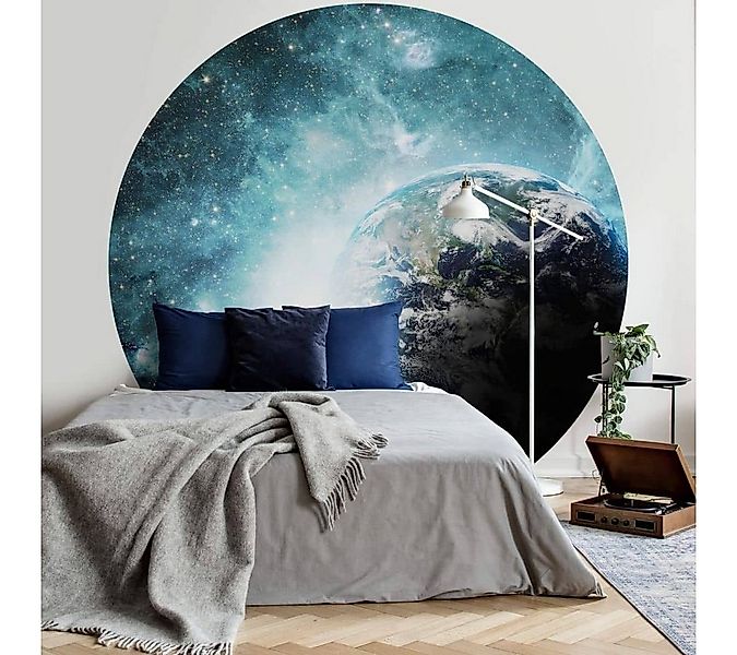 K&L Wall Art Fototapete Fototapete Planet Erde Sterne Galaxie Vliestapete R günstig online kaufen