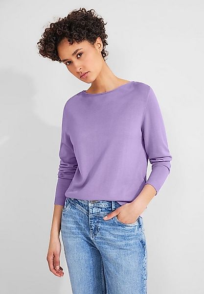 STREET ONE Rundhalspullover mit U-Boot-Ausschnitt günstig online kaufen