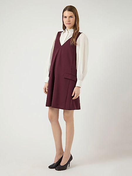 Y.A.S Minikleid "YASMALEA SL WIDE DRESS S. NOOS" Pattentaschen Kunstfaser m günstig online kaufen