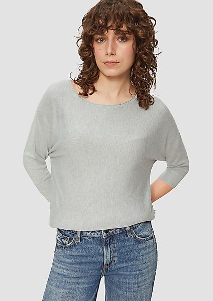 QS 3/4 Arm-Pullover Strickpullover Viskosemix-Pullover mit günstig online kaufen