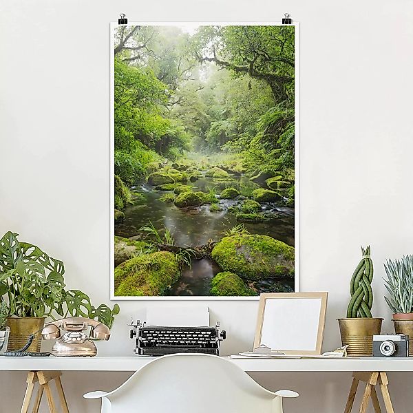 Poster Natur & Landschaft - Hochformat Bay of Plenty günstig online kaufen