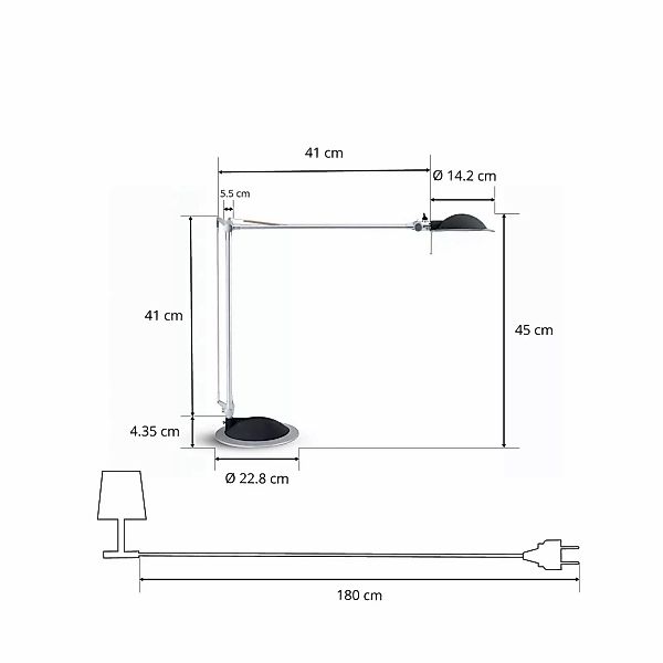 Energieeffiziente LED-Tischlampe Business günstig online kaufen