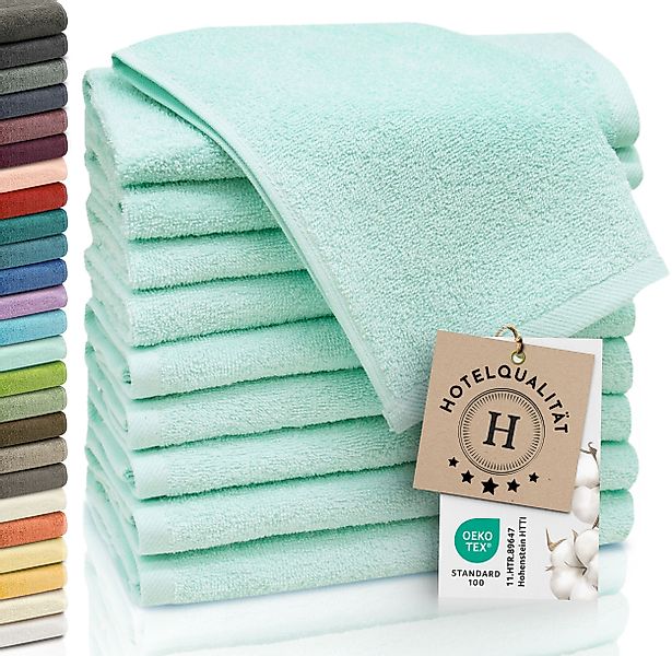 ZOLLNER Gästehandtücher, Walkfrottier (10-St), 30 x günstig online kaufen