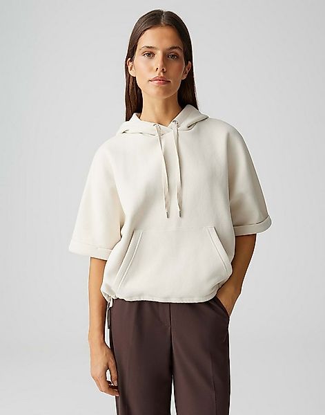 OPUS Hoodie Hoodie aus Sweatware mit samtiger Oberfläche Kängurutasche vorn günstig online kaufen