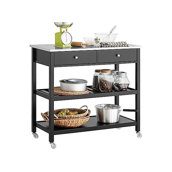 SoBuy Küchenwagen FKW47, Sideboard Flurschrank Servierwagen günstig online kaufen