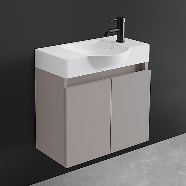 Alpenberger Badmöbel-Set Gäste WC Waschbecken mit günstig online kaufen