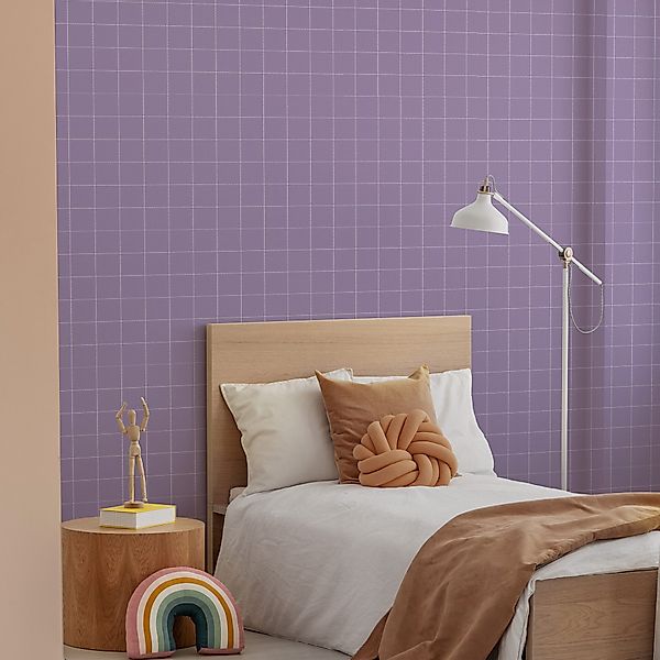 Superfresco Easy Vliestapete Kariert, glatt, neutral, günstig online kaufen