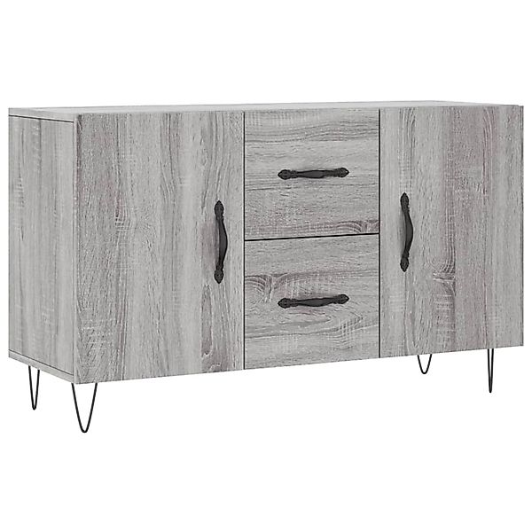 vidaXL Sideboard Grau Sonoma 100x36x60 cm Holzwerkstoff 828170 günstig online kaufen
