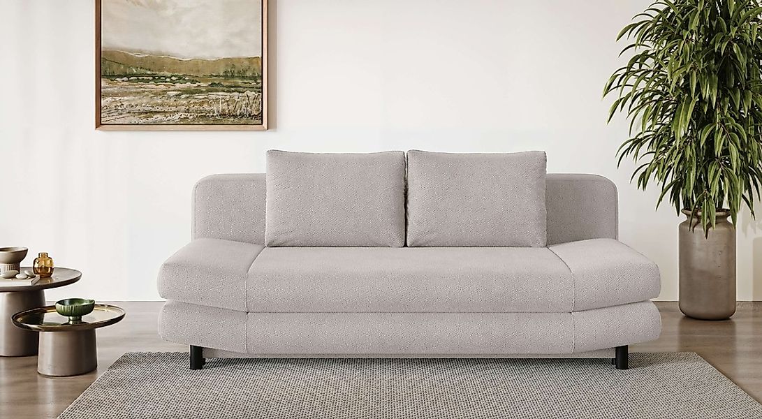 Home affaire 3-Sitzer "LENNARA Schlafsofa mit Bettkasten, Maße B/T/H: 209/9 günstig online kaufen