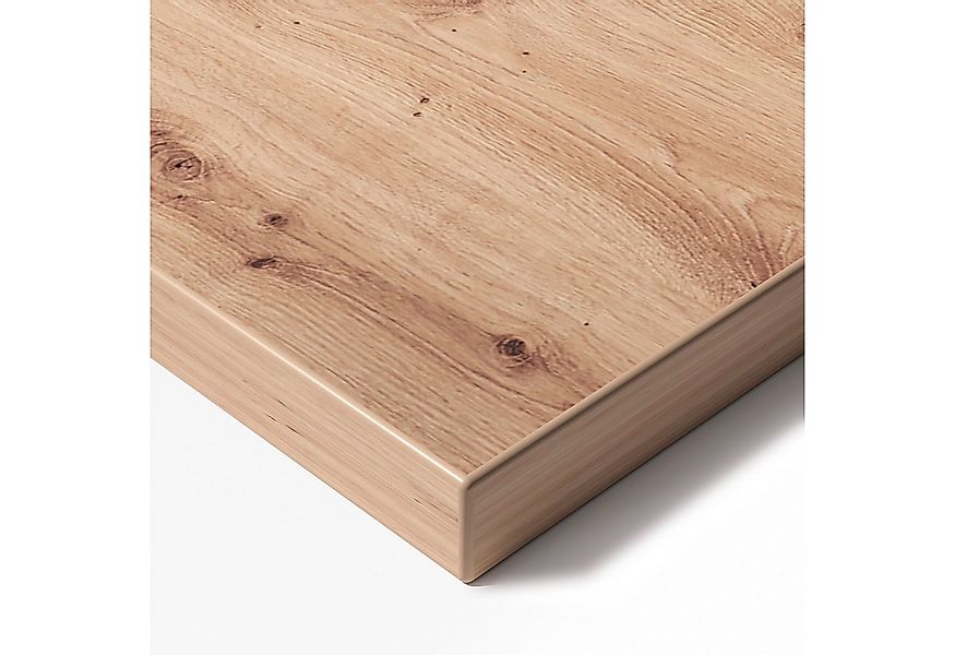 ERGOFINO Arbeitsplatte Tischplatte (Weiß, Schwarz, Buche, Asteiche, und Nus günstig online kaufen