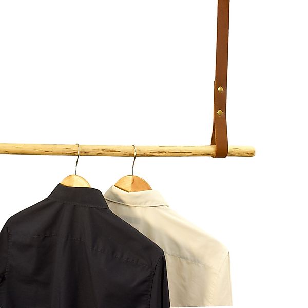 herbeschick. Garderobenstange Hängegarderobe "Naturbursche", Kleiderstange, günstig online kaufen