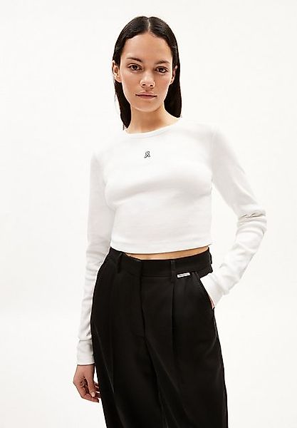 Armedangels Longsleeve JAALITAA LOGO Damen (1-tlg) Slim Fit aus Bio-Baumwol günstig online kaufen