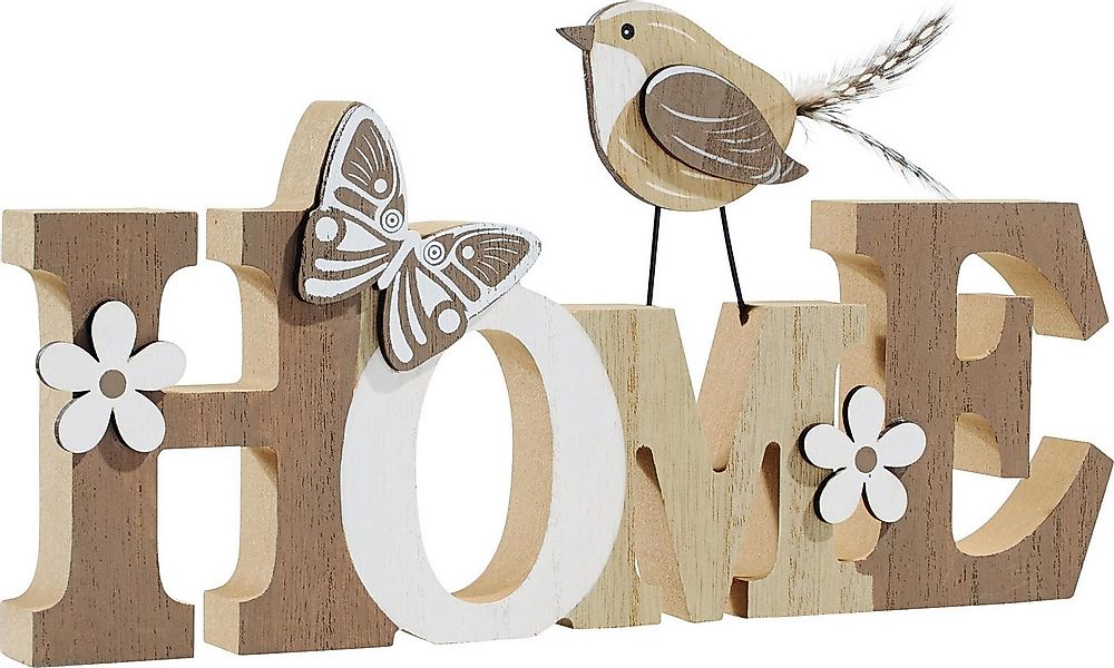 Wanddekoobjekt Deko-Schriftzug "Home", Schriftzug günstig online kaufen