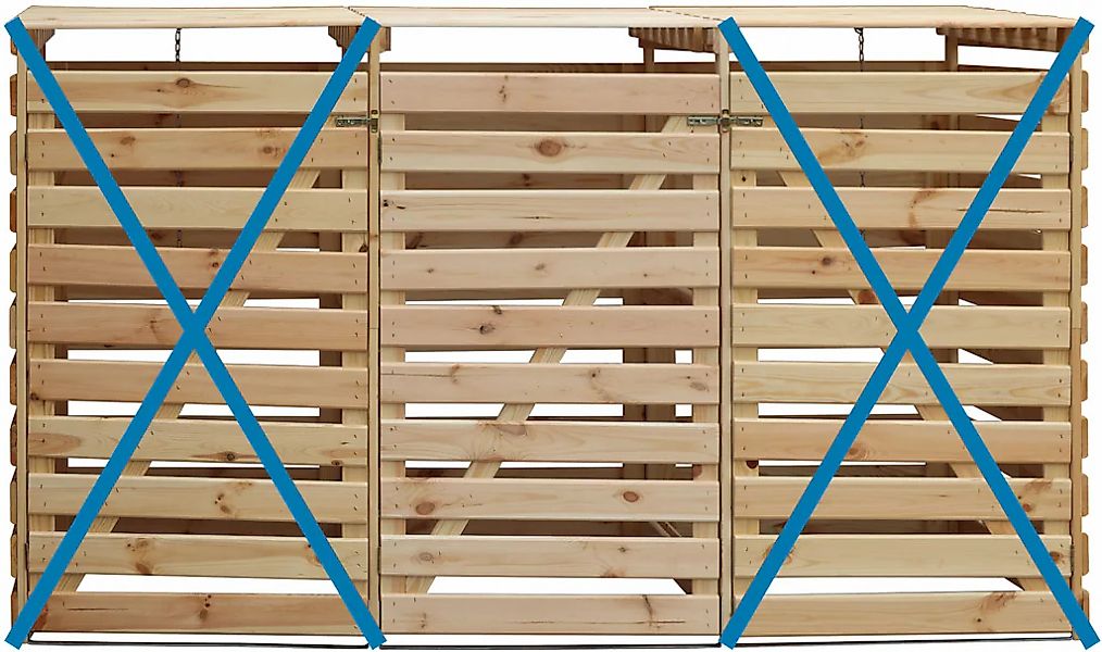 promadino Mülltonnenbox "Vario V Erweiterung" besonders robust aus zertifiz günstig online kaufen