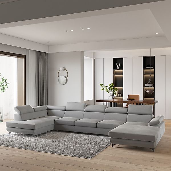 Masseno Ecksofa MONTIVA mit Schlaffunktion U-Form, günstig online kaufen
