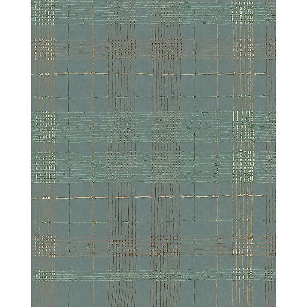 Marburg Vliestapete Streifen Karomuster Grün 10,05 m x 0,53 m FSC® günstig online kaufen