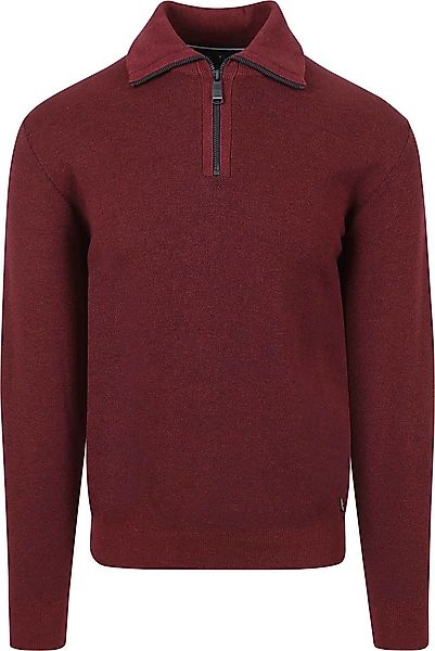 Casa Moda Halfzip Pullover Bordeaux - Größe 4XL günstig online kaufen