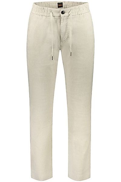 BOSS 5-Pocket-Hose Klassische beige Herrenhose: gerader Schnitt, komfortabl günstig online kaufen